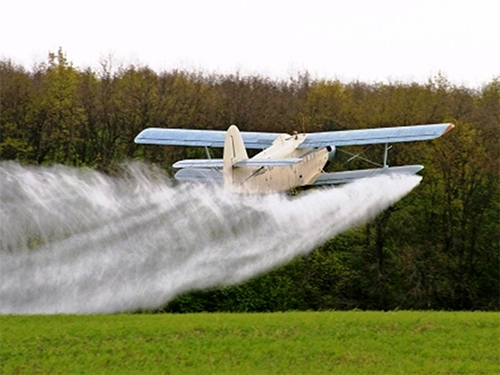 Третиране на полета с азотни торове