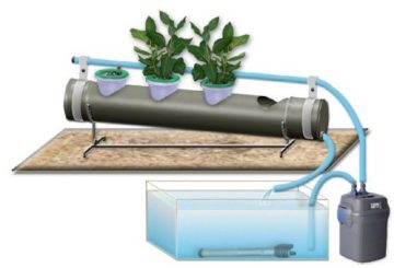 macetas hidropónicas con sistema de riego automático