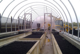 Greenhouse soil preparation