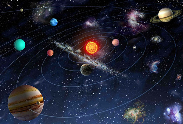 Os planetas do sistema solar