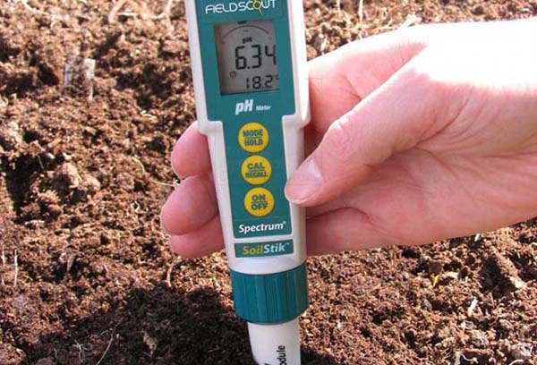 Măsurarea acidității solului