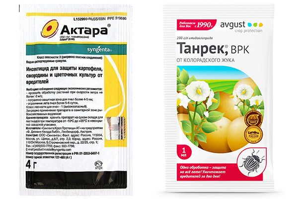 Insecticidas Aktara y Tanrek