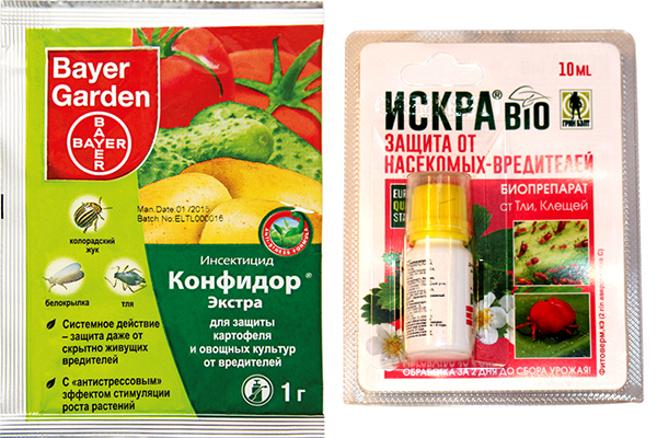 المبيدات الحشرية Confidor Extra و Iskra Bio