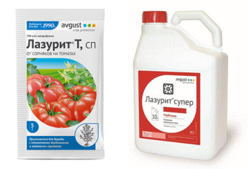 Opcions d'embalatge per a herbicida Lazurit